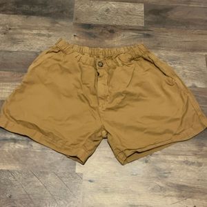 Chubbies dark khaki shorts